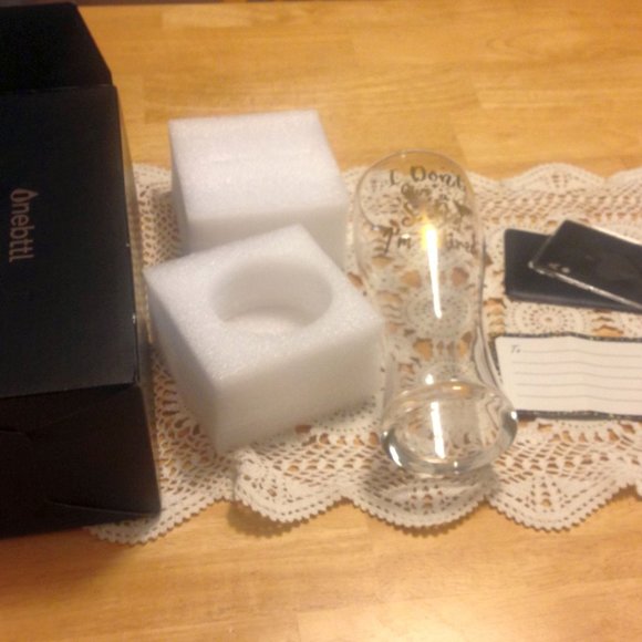 Retirement Gift Idea, Glass Beer Tumbler and Bottle Opener - Picture 2 of 8